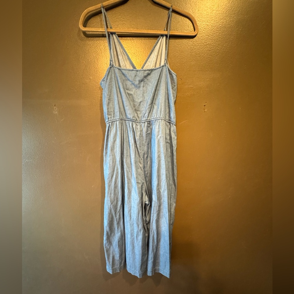 BCBGeneration Blue Jean Jumpsuit